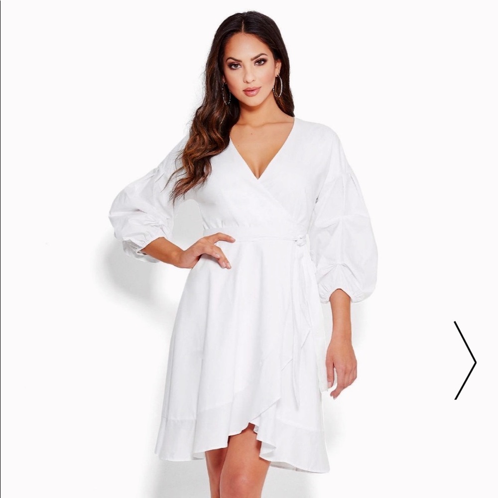 Bebe white dress